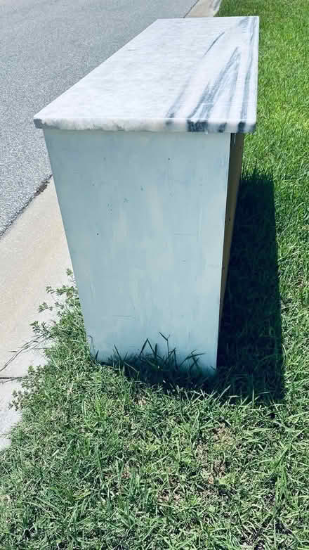 Photo of free Marble top cabinet (Palmetto Fl) #3