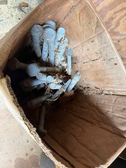 Photo of free Galvanized bolts & nuts (DC side of Warrenton) #1