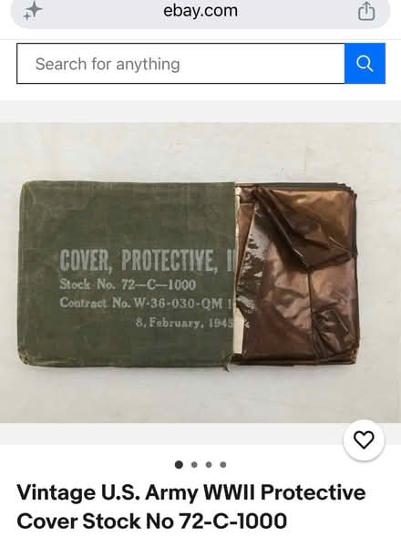 Photo of free 1945 Protective Cover (Broomall 19008) #1