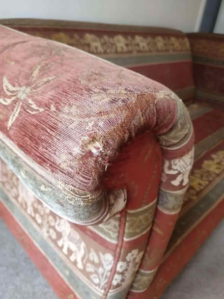 Photo of free Period style 3 seater sofa (Leabrooks DE55) #3