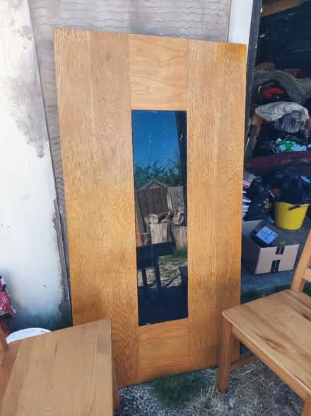 Photo of free Dismantled dinner table and chairs (Derby) #1