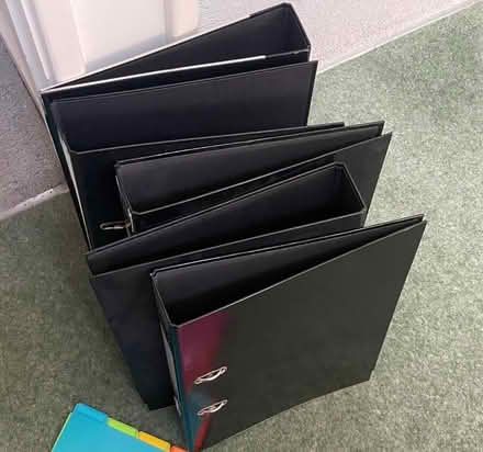 Photo of free 5 x Black Lever Arch Files (Wallands Park BN7) #1