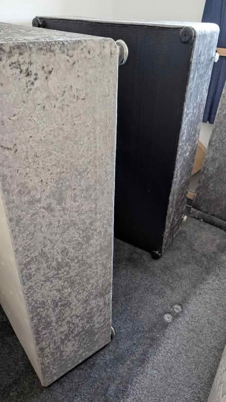 Photo of free Double bed base crushed velvet (Dalton WN8) #1
