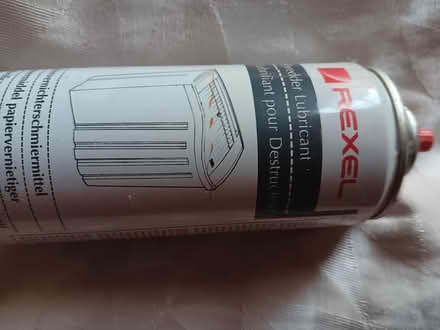Photo of free Shredder lubricant (Rathmines/Ranelagh) #3