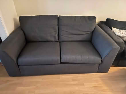 Photo of free Black sofa (Darby Green GU46) #1