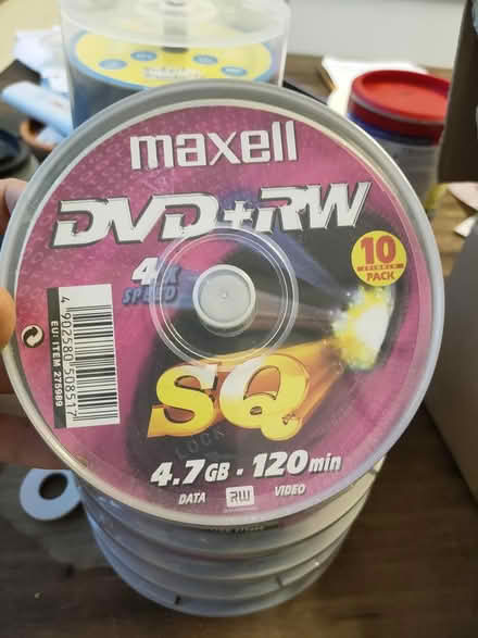 Photo of free 200 Blank DVD-Rs, DVD+RWs & CD-Rs (Leatherhead KT22) #4