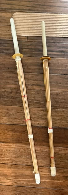 Photo of free 2 bamboo kendo sticks (Lawrenceville) #1