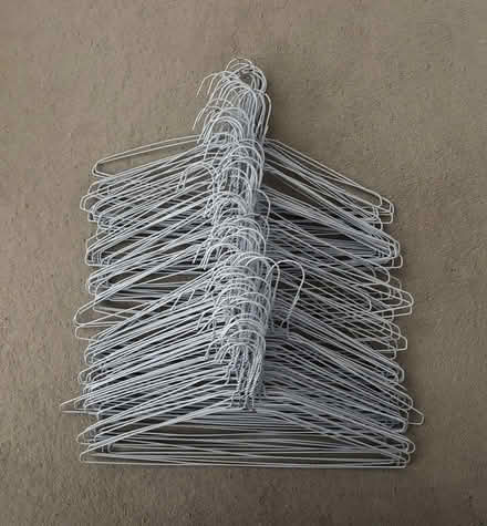 Photo of free White wire coat hangers (Abbots Langley WD5) #1