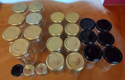 Photo of free Glass jars, 4 types, 24 total ((south) Central Park - Denver) #1