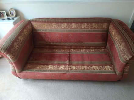 Photo of free Period style 3 seater sofa (Leabrooks DE55) #4