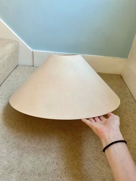 Photo of free Large Cream Lamp Shade (Hertford Heath SG13) #1