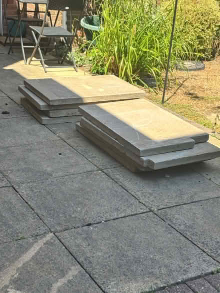 Photo of free 8 concrete slabs (Swiss Gardens BN43) #1