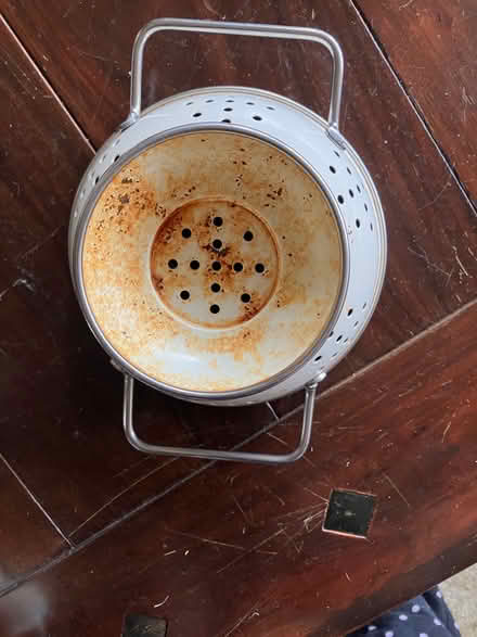 Photo of free small, rusty colander (sausalito) #1