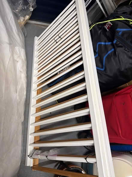 Photo of free B4Beds White Cot Bed 120x60cm (Bucklesham IP10) #2
