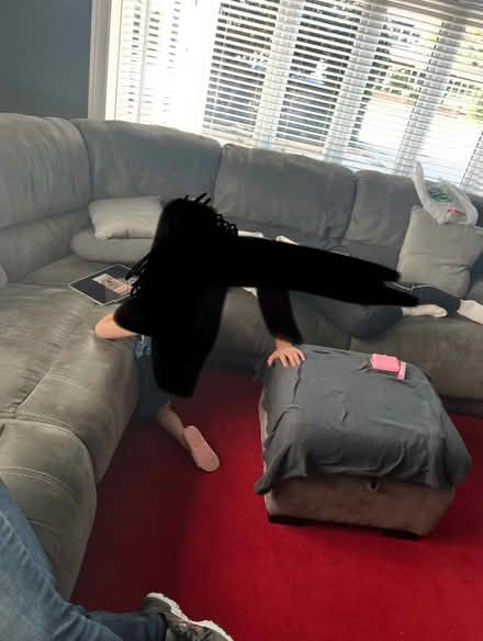 Photo of free Grey corner sofa recliner corners for big lounge (Rushmere St Andrew IP4) #1