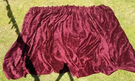 Photo of free 3 Large Red Curtains (Bicester OX26) #2