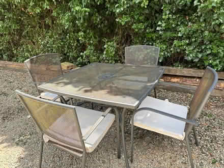 Photo of free Garden table and chairs (Sonning Common) #2