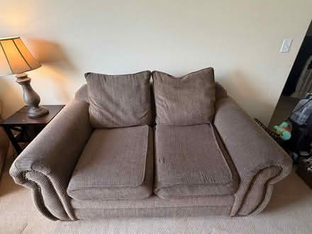 Photo of free Couch, Love seat, Table (80602) #1