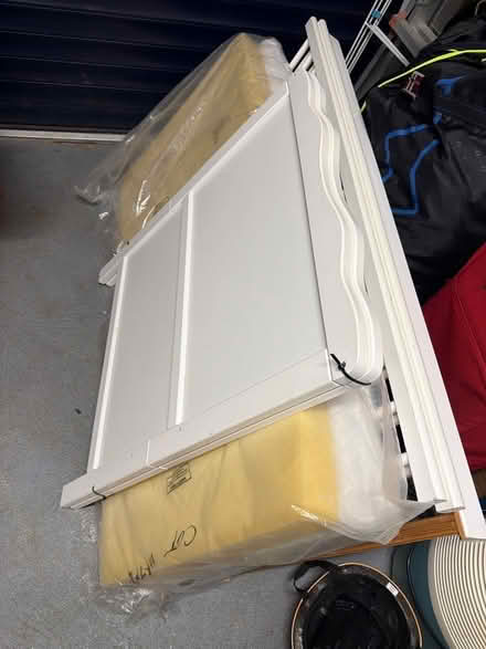 Photo of free B4Beds White Cot Bed 120x60cm (Bucklesham IP10) #1