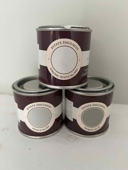 Photo of free 3 x Farrow & Ball Tester Pots - Used (Monkmoor SY2) #1