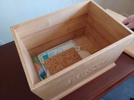 Photo of free Wooden bread bin (Brockworth) #2