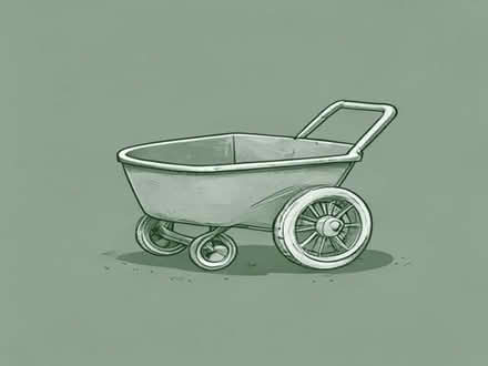 Photo of metal wheelbarrow in reasonable condition (Barham IP6) #1
