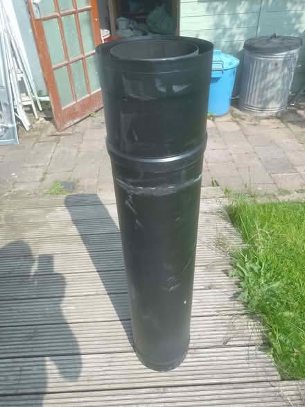 Photo of free 6 inch twinwall 1 meter wood stove chimney (Greystoke CA11) #1