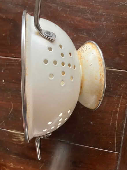 Photo of free small, rusty colander (sausalito) #2