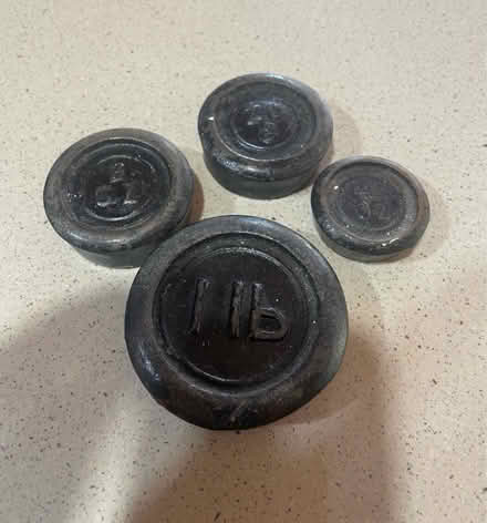 Photo of free Four weights (West Medford) #1