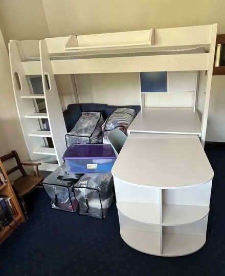 Photo of free Child's bed and desk set Stompa (Buckhurst Hill IG9) #2