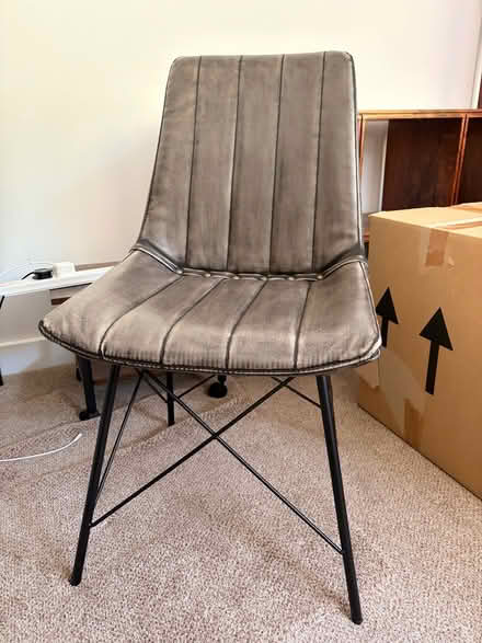 Photo of free Faux leather office/dining chair (Parkstone Golf Club BH14) #1