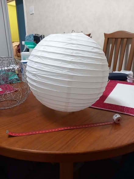 Photo of free White paper Lantern lamp shade (South Bermondsey SE16) #1