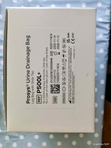 Photo of free Urine drainage bags (Leyland PR25) #1
