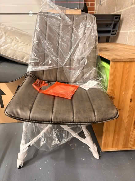 Photo of free Faux leather office/dining chair (Parkstone Golf Club BH14) #4