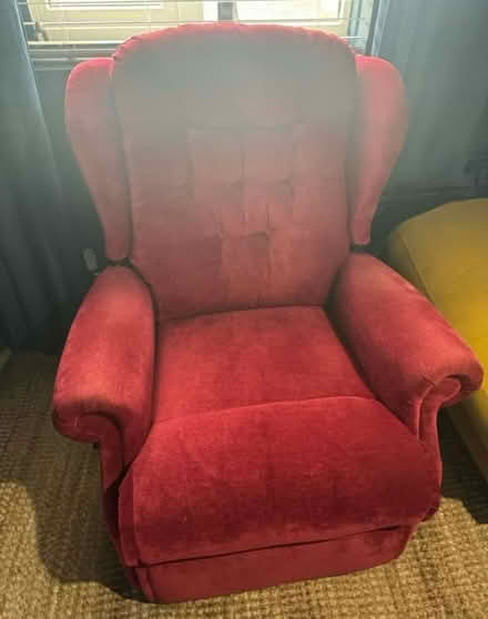 Photo of free Recliner chair in red (Hadlow TN11) #2