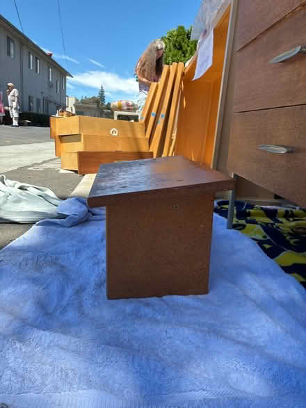 Photo of free Angled stool (Los Altos near Foothill) #2