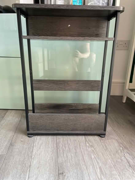 Photo of free Dark brown end table (Streatham Hill) #1