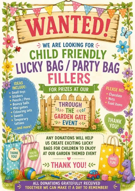 Photo of 🎈 WANTED – Party Bag Fillers (Heanor DE75) #1