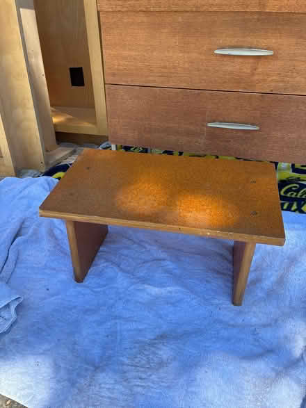 Photo of free Angled stool (Los Altos near Foothill) #1