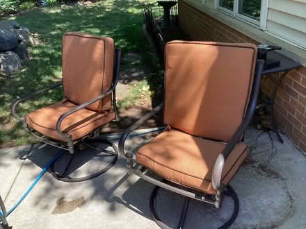 Photo of free Revolving patio chairs (Far west side) #4