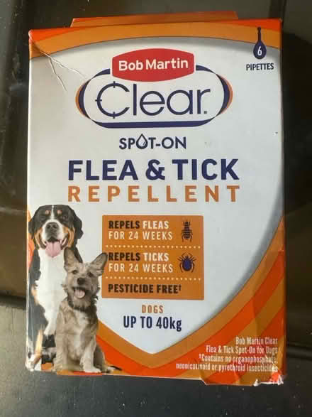 Photo of free Dog flea & tick repellent (walthamstow, E17) #1