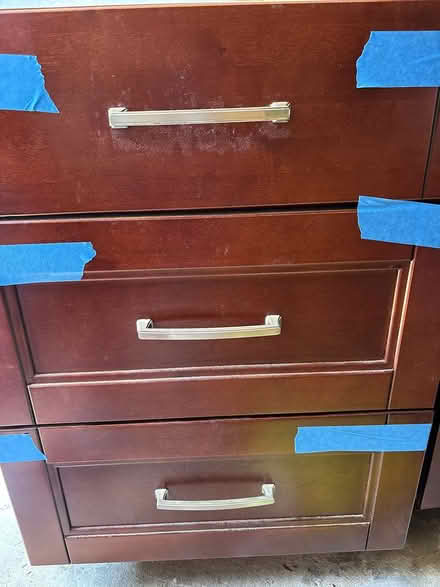 Photo of free Cherry kitchen cabinets (Rutherford NJ) #1