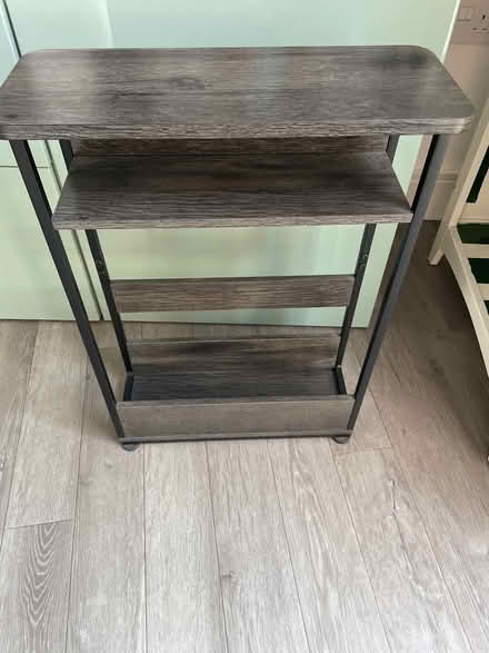 Photo of free Dark brown end table (Streatham Hill) #2