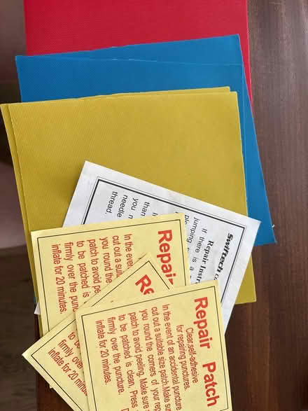 Photo of free Bouncy castle repair patches (Shooters Hill SE18) #1