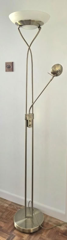 Photo of free Antique Brass Coloured Floor Lamp (Euxton PR7) #2