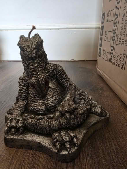 Photo of free Dragon candle grey (Ramsgate CT11) #1