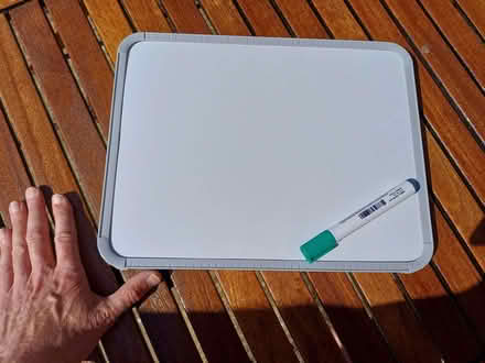 Photo of free Small whiteboard + pen (Shortstown MK42) #2
