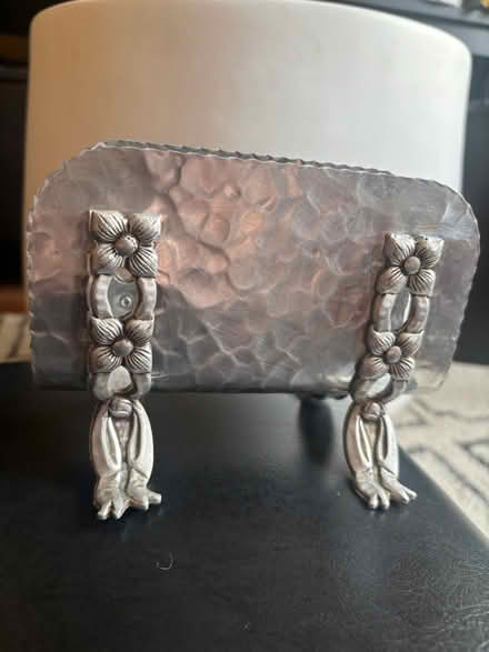 Photo of free Vintage MCM Floral Napkin Holder (Rego Park) #1