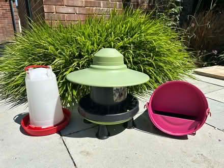 Photo of free Chicken feeder and drinkers (Haywards Heath RH16) #1