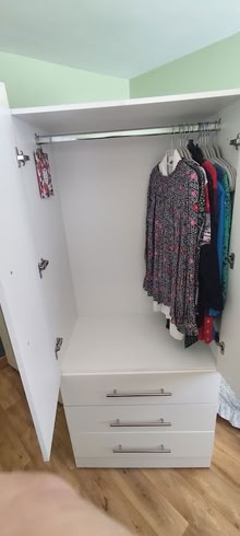 Photo of free Half wardrobe with three drawers (Crumlin) #2
